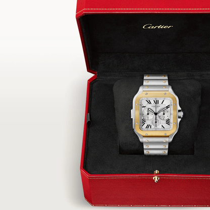 Santos De Cartier Chronograph White Dial - W2SA0008