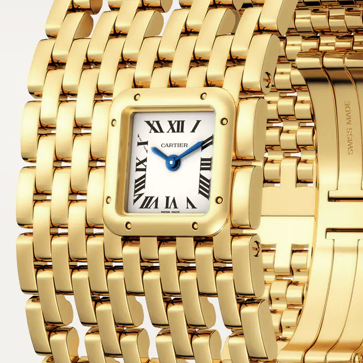 Panthère de Cartier cuff White Dial - WGPN0018