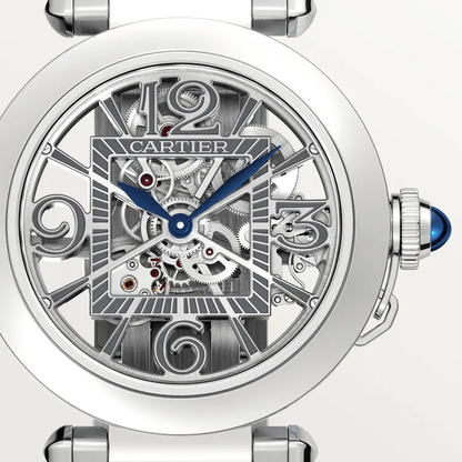 Pasha de Cartier White Dial - WHPA0007