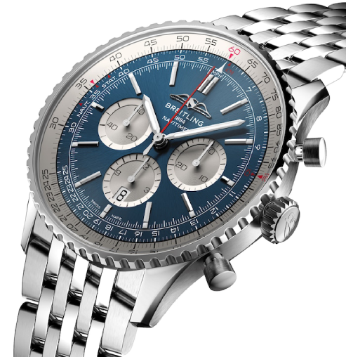 Breitling Blue Dial AB0137211C1A1