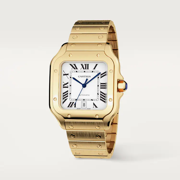 Santos De Cartier White Dial - WGSA0029