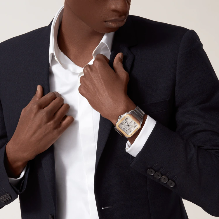 Santos De Cartier Chronograph White Dial - W2SA0008