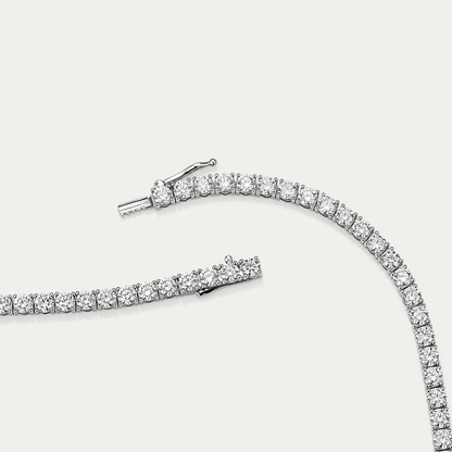 14k Gold 15 ct Lab-grown Diamond Tennis Necklace