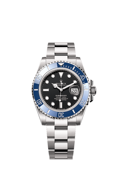 Rolex White Gold Submariner Date 68AA9696 Bright Black Dial 126619LB