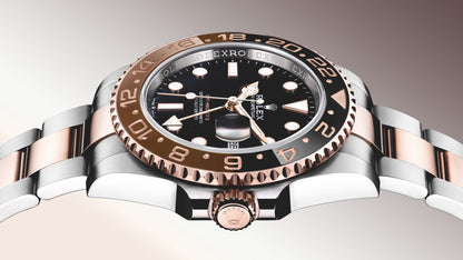 Rolex GMT Master II Rootbeer 408691K8 Bright Black Dial 126711CHNR