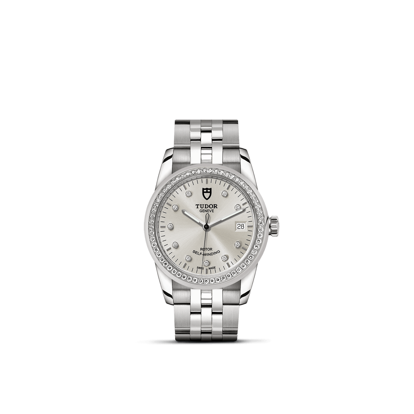 Tudor Glamour Date 36mm Silver Dial 55020-0003