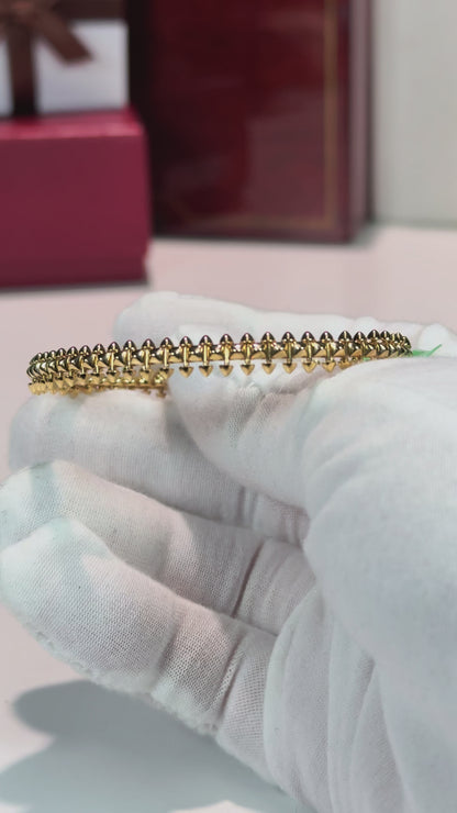 Clash De Cartier Design 18k Yellow Gold Bracelet