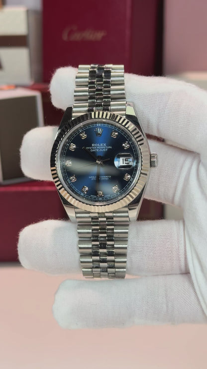 Rolex Datejust 41mm Bright Blue Dial 126334