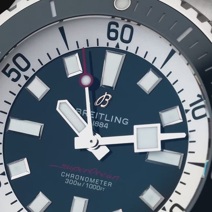 Breitling Blue and White Dial A17378E71C1A1