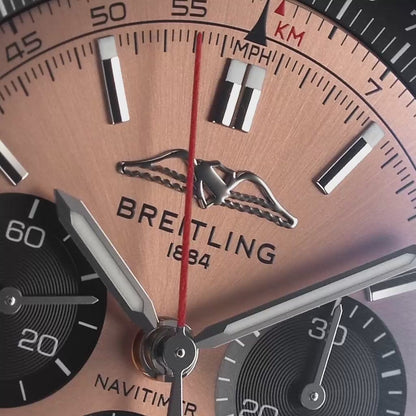 Breitling Beige Dial AB0138241K1A1