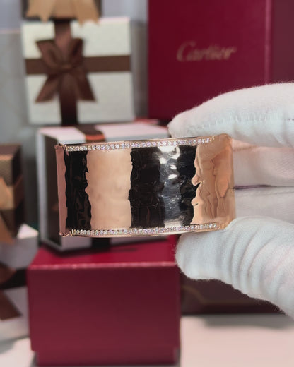 Hammered Finish 14k Rose Gold Waistband