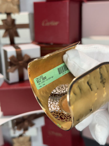18k Yellow Gold Filigree Wristband