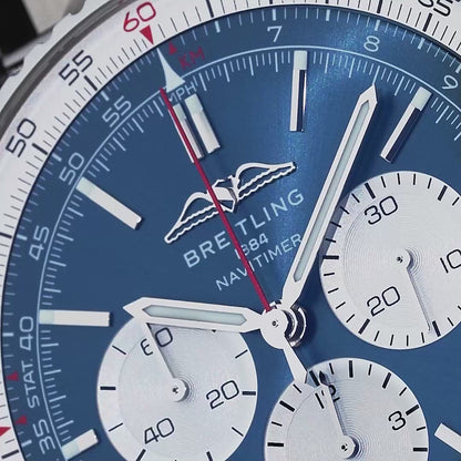Breitling Blue Dial AB0137211C1A1