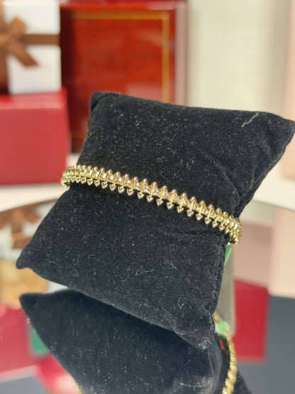 Clash De Cartier Design 18k Yellow Gold Bracelet