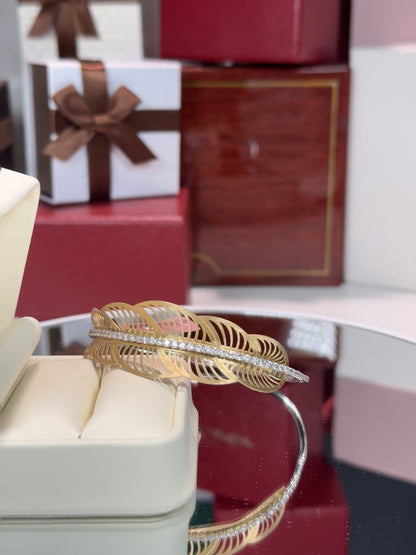 14k Rose Gold Pattern Bracelet