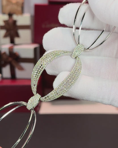 14k White Gold Diamond Bracelet