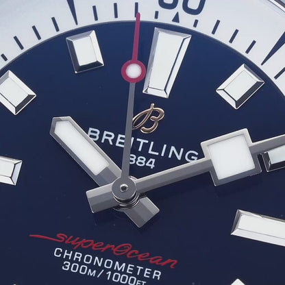 Breitling Blue and White Dial A17375E71C1S1