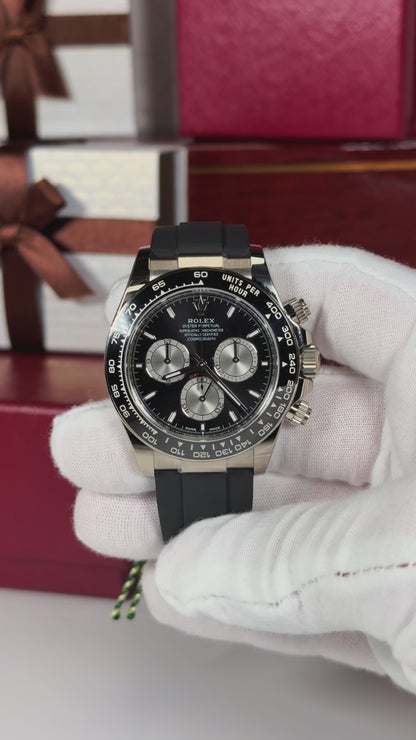 Rolex Cosmograph Daytona White Gold Bright Black Dial 126519LN
