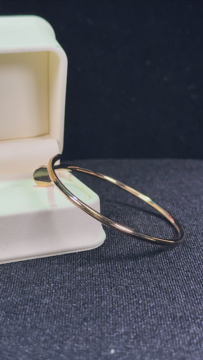Cartier Juste un Clou Non-paved 18k Rose Gold Bracelet Small Model