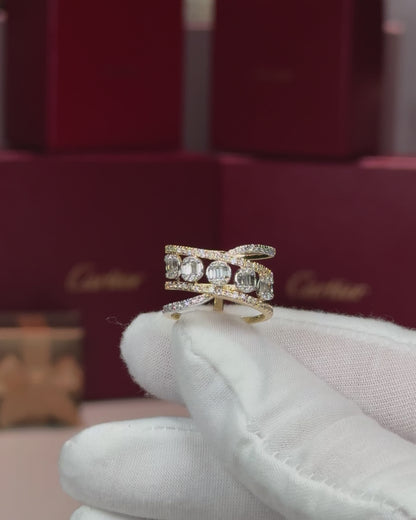 14k Yellow Gold Diamond Ring
